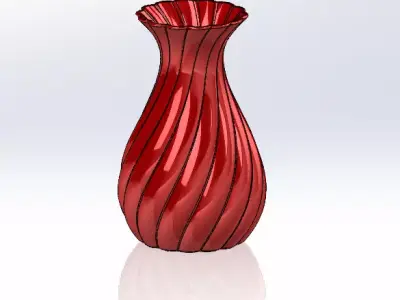 flower pot 3D print model get