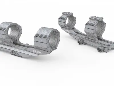 Burris PEPR 34mm and 30mm Scope Mount Free low-poly 3D model