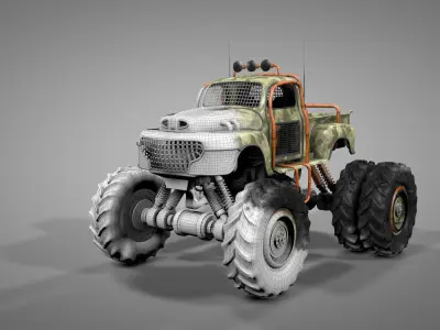 Monster Truck 6 3D model