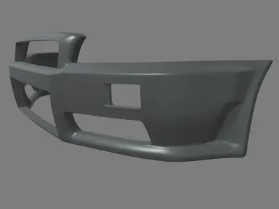 Front Bumper Nissan Skyline Custom Low-poly 3D model