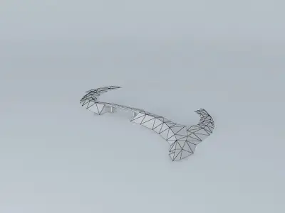 Exit 638 of the A 7 Free 3D model