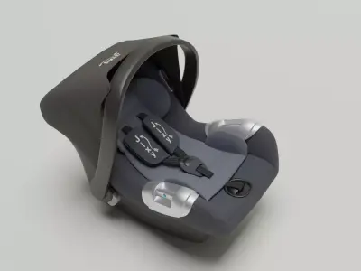 ABC Design Jixy Hug 0-13 kg baby car seat S Low-poly 3D model