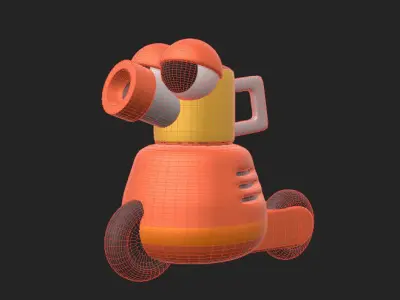 GunBound Rocket Launcher 3D model