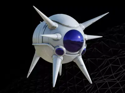 Namek Spaceship Free 3D model