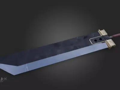 Buster Sword - Final Fantasy 3D model