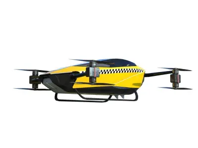 Xpeng X2 Flying car EVTOL 3D model