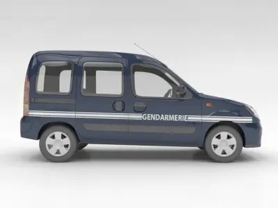gendarmerie Renault kangoo 3D model