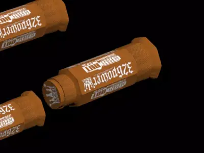 326 Power Lug Nuts Low-poly 3D model