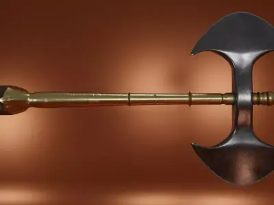 African Axes 3D model