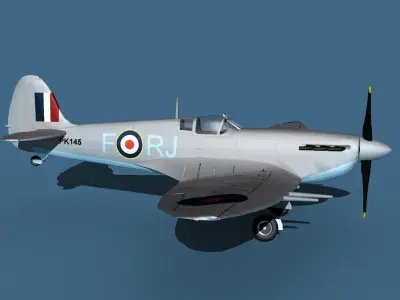 Supermarine Spitfire MkVI V05 3D model