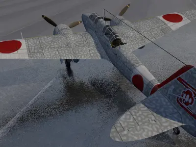 Kawasaki Ki-45 Toryu - aka Nick 3D model