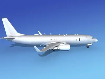 Boeing P-8 Poseidon Bare Metal 3D model