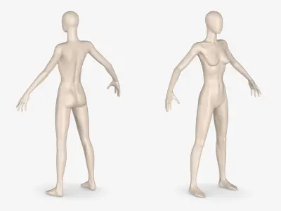 Mannequin Female 3D model