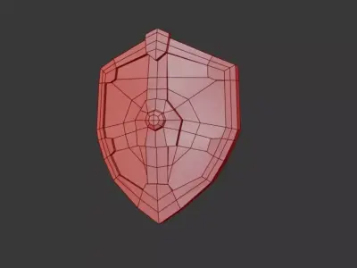 Shield 3d 3D model