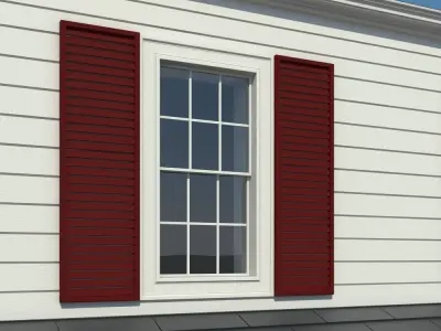 Colonial House 3 3D model