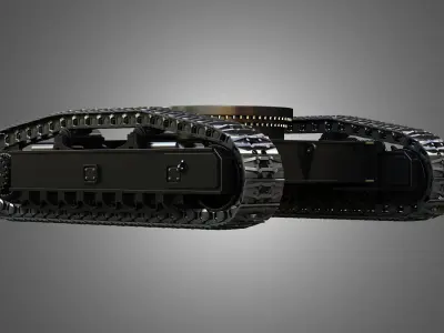 Liebherr R9250 Tracks - Crawler 3D model