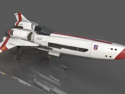 Viper Mk2 fan art Low-poly 3D model