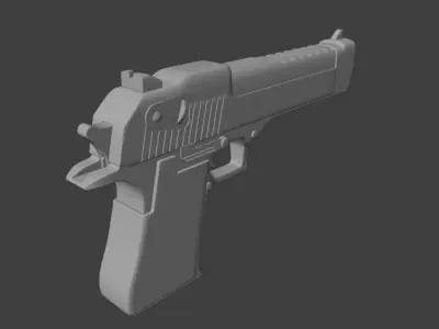 Desert Eagle 3D model 7