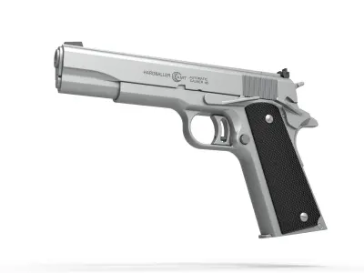 Pistol AMT Hardballer 3D model