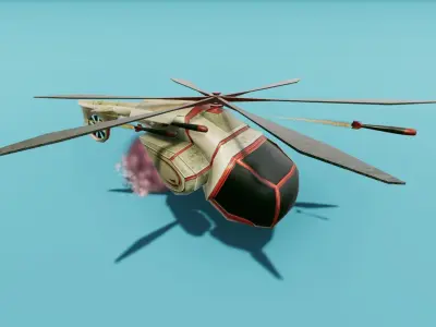 Low Poly Aircraft Pack Low-poly 3D model