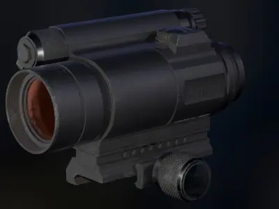 Weapon Attachments - Vol 01 - UE4 Game Ready Low-poly 3D model