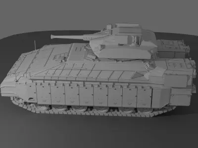 IDF Nammer with 30mm turret 3D print model