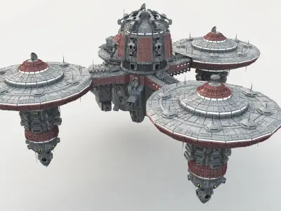 Icarus Orbital - Space Station 3D model