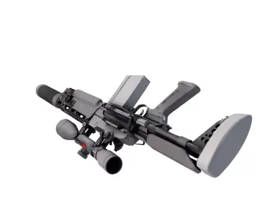 M14 Delta Force Elite rifle 3D model