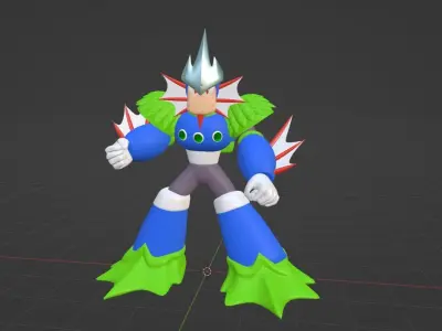 Neptune Mega Man V 3D model