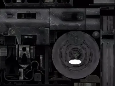 weapon sci-fi props Free low-poly 3D model