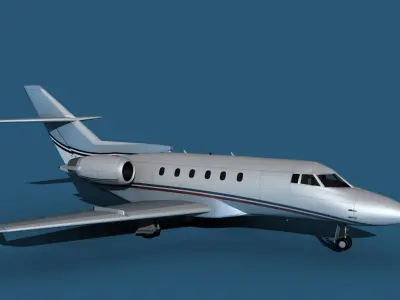 Hawker Siddley 800SR V11 3D model