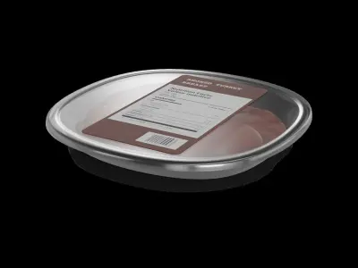 Deli sausages Smoked Turkey Breast 3D model