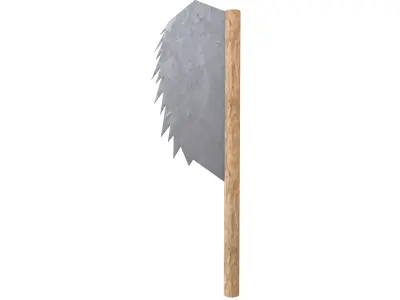 Fantasy Style Axe v1 001 Low-poly 3D model