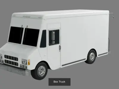 Commercial Trucks 3D Model Pack