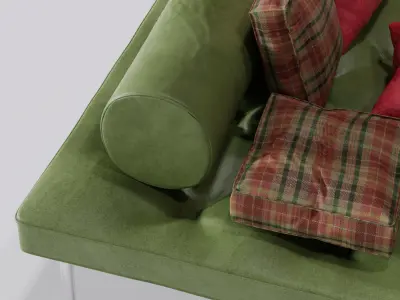 f-ds furniture set 2 chesterfield furniture Free 3D model