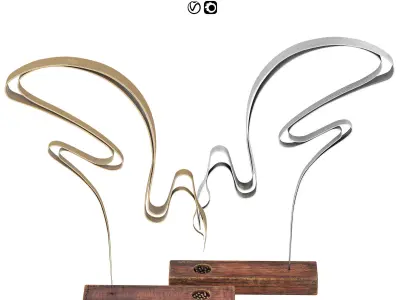 Decorative Bird Sculpture  3D model