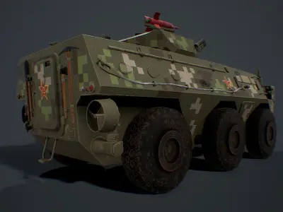 Pack PLA PTL 02 ZSL-92B ZSL-92A Low-poly 3D model