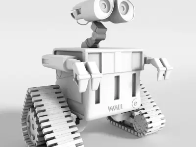 Wall E robot Free 3D model