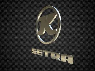 setra logo 3D model