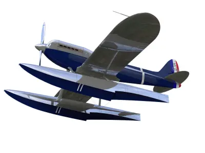 supermarine s6 3D model