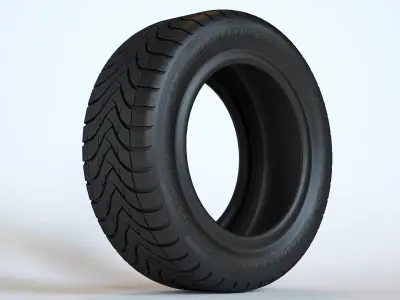 Tire Michelin Alpin A4 3D model