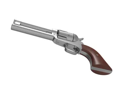 Revolver of agent Whiskey from Kingsman The Golden Circle 2017 3D model