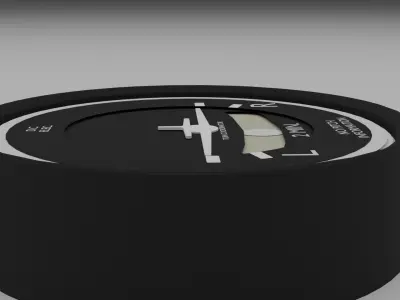 Turn coordinator 3D model