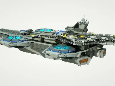 LEGO Airship 3D model