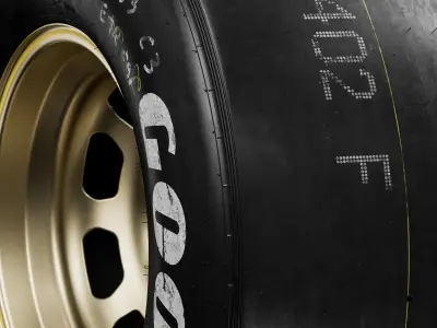 GoodYear Eagle White 27and5 12 15 3D model