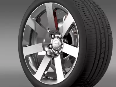 Chrysler 300 SRT8 wheel 3D model