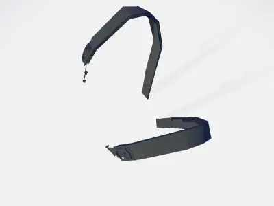 Shoulder Suspenders Low-poly 3D model