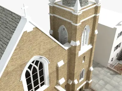 Saints Cyril and Methodius Roman Catholic Church 3D model