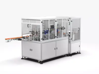 Automatic Rotor Micro Motor Polishing Integrated Machine 3D model