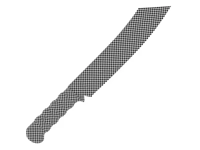 battle knife v10 3D model